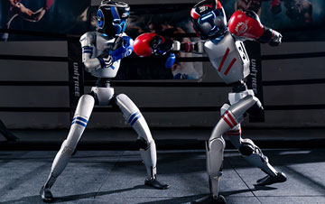 宇树人形机器人 Unitree G1 铁甲拳王:觉醒!