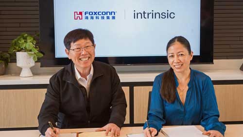 鸿海与 Intrinsic成立美国合资公司，打造智能机器人工厂